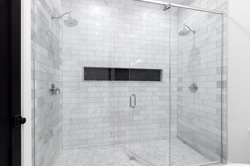 Walk-In Shower with Glass Doors